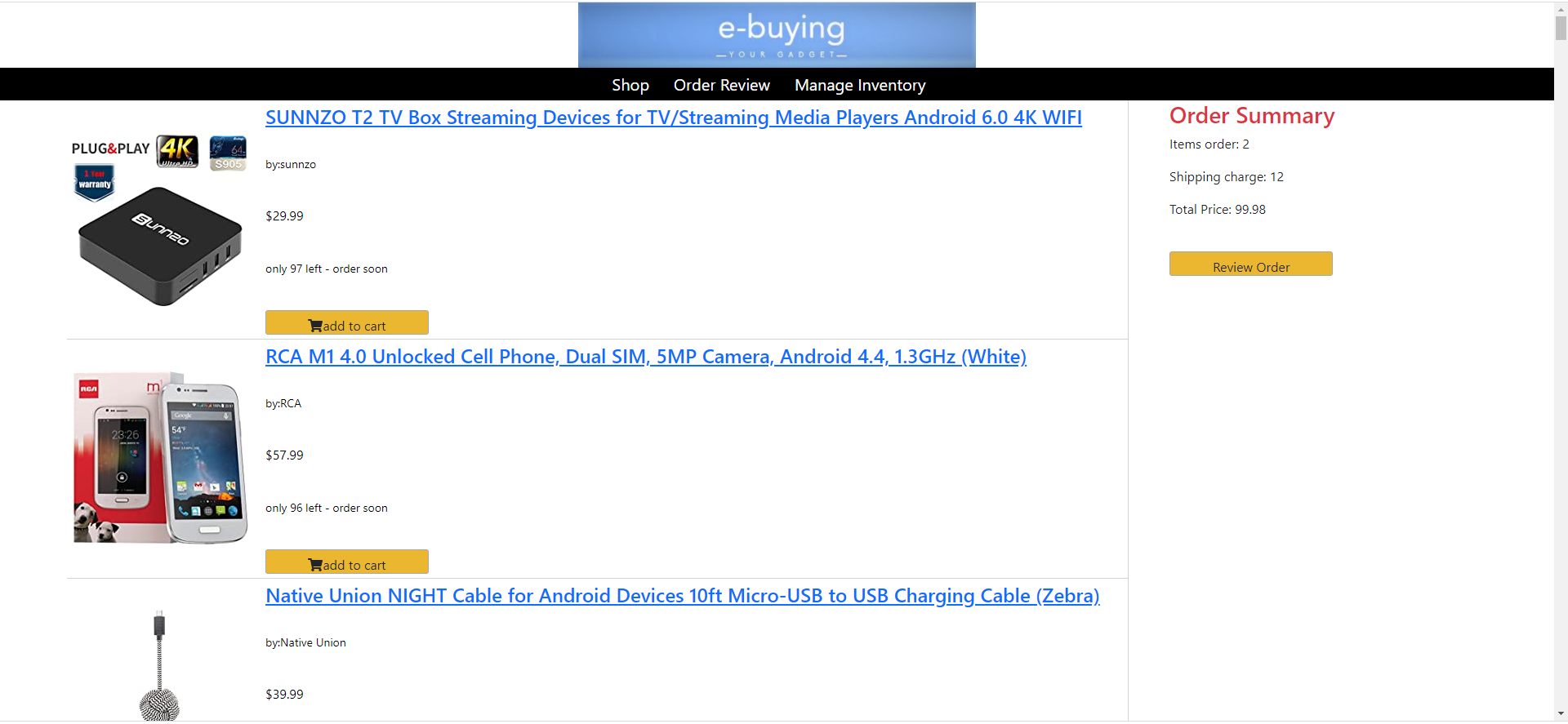 E-Buying